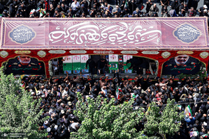 مراسم تشییع شهدای جنگ تحمیلی رژیم صهیونیستی در تهران-7