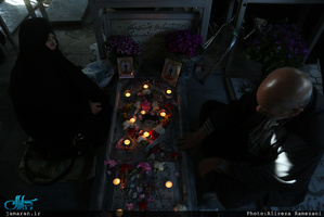 آخرین  پنجشنبه سال در گلزار شهدا