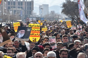 راهپیمایی مردم سراسر کشور در محکومیت ترور سردار قاسم سلیمانی 