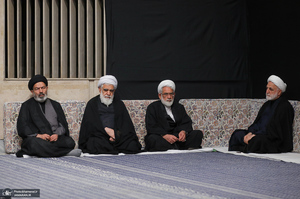 آخرین شب مراسم عزاداری محرم در حسینیه امام خمینی