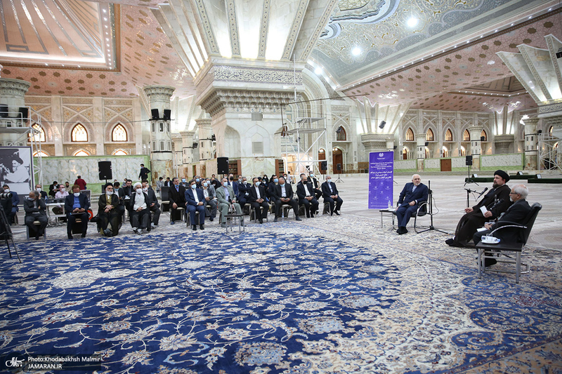کنفرانس بین‌المللی گفتمان سیاسی از دیدگاه امام خمینی؛ نظام بین الملل و مسایل جهان اسلام / ظریف سید حسن خمینی