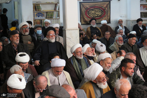 عزاداری شهادت حضرت زهرا (س) در دفتر آیت الله العظمی صانعی (ره)