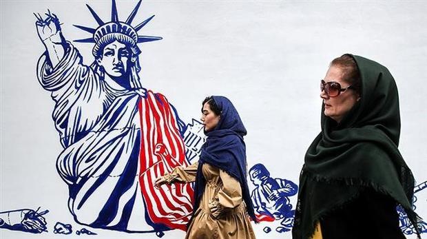 Iran unveils new murals on walls of former US embassy in Tehran