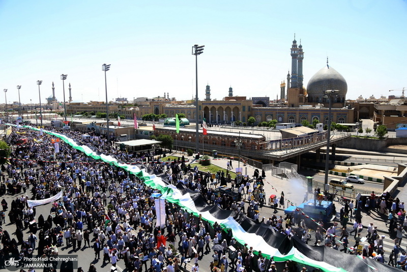 راهپیمایی باشکوه روز جهانی قدس در قم - 6