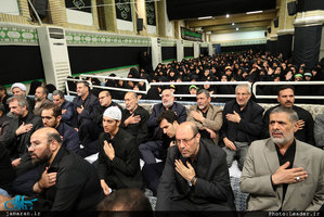 دومین شب مراسم عزاداری حضرت اباعبدالله الحسین(ع) با حضور رهبر معظم انقلاب 