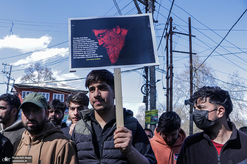 تصاویر اختصاصی جماران از راهپیمایی روز جهانی قدس در کشمیر