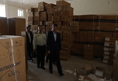 کشف انبار ۲۱۰ میلیارد ریالی انواع کولر گازی قاچاق در ارومیه