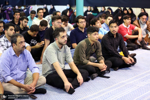 مراسم عزاداری دانشجویان دانشگاه علوم پزشکی تهران به مناسبت شهادت حضرت رقیه در حسینیه جماران