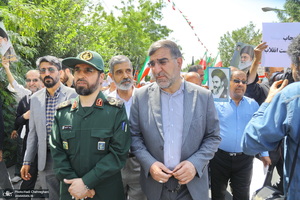 راهپیمایی مردم قم در سالروز قیام 15 خرداد‎‎