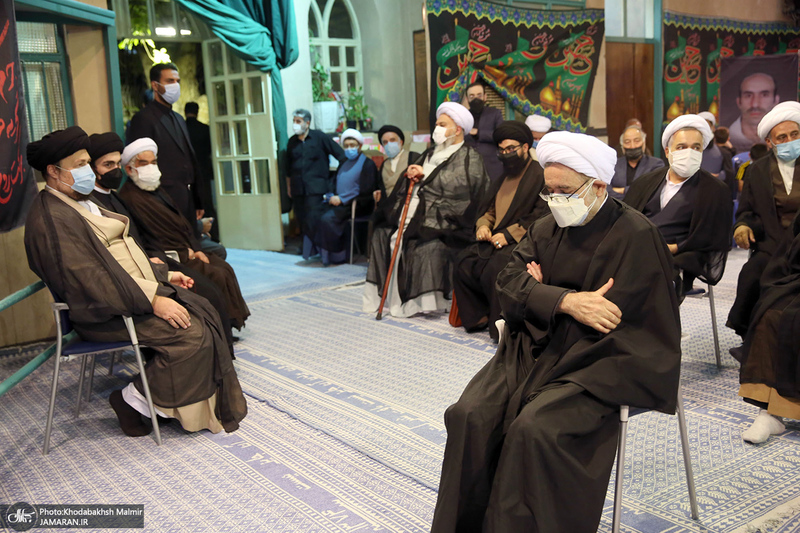 مراسم شام شهادت امام رضا(ع) و بزرگداشت علامه حکیمی در حسینیه جماران-1