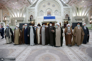 تجدید میثاق هیأت رئیسه و اعضای مجلس خبرگان رهبری با آرمان های امام خمینی(س)