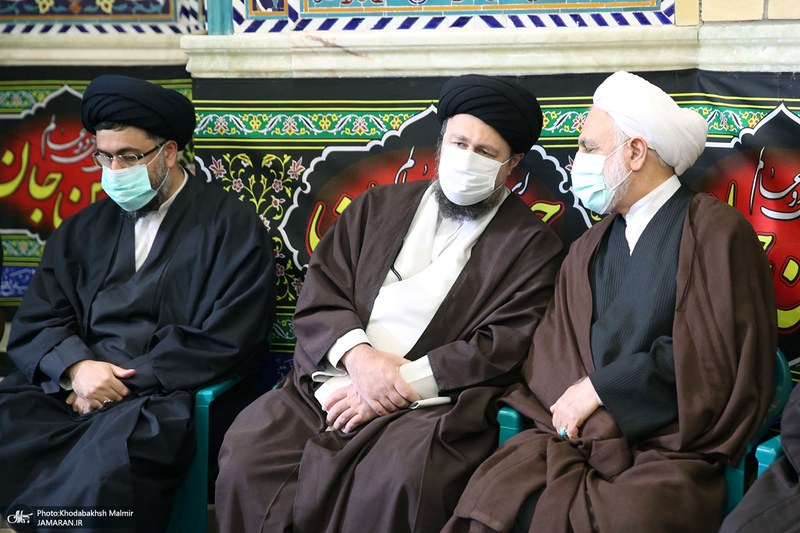 مراسم تشییع پیکر آیت الله ری شهری (ره) از حسینیه کوثر (س)