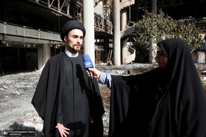 بازدید سید حسن خمینی از ساختمان شیشه ای صداوسیما