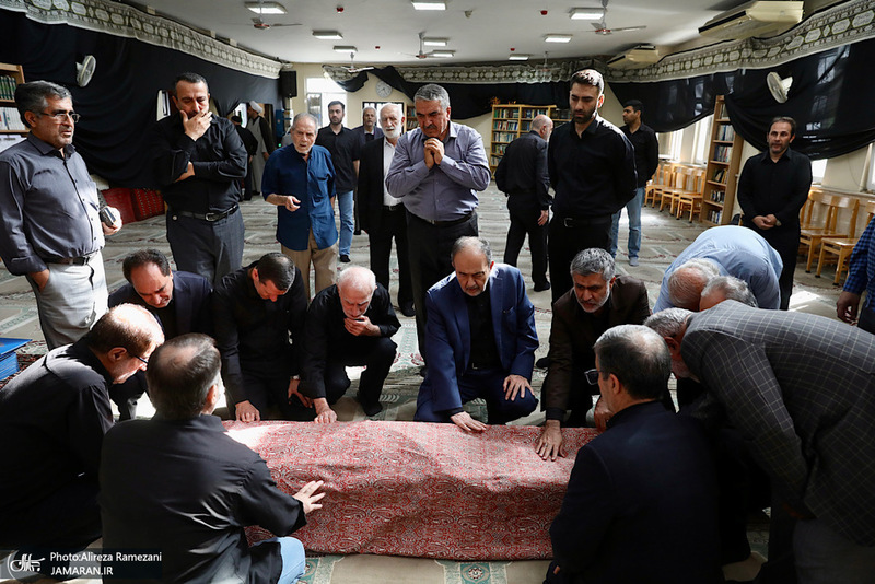 مراسم تشييع پيكر احمد توكلى