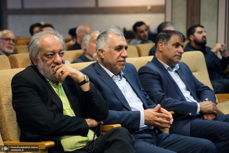 مراسم بزرگداشت احسان صابری در حرم امام خمینی (س)