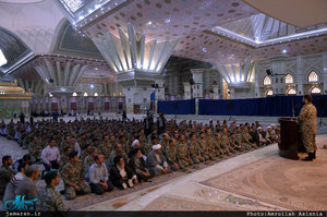 تجدید میثاق فرماندهان پدافند هوایی خاتم الانبیاء(ص) با آرمان‌های حضرت امام(س)