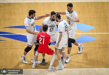 عکس| لبخند شادی والیبالیست های ایران بعد از عبور سخت از جهنم ساپای!