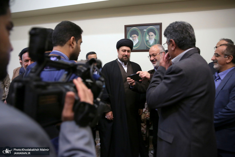 دیدار جمعی از اعضای هیات علمی دانشگاه مازندران‎ با سید حسن خمینی