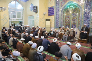 مراسم ترحیم آیت الله العظمی محفوظی (ره) در مسجد رفعت قم