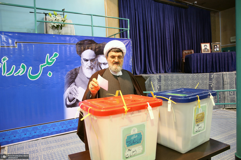 حضور دکتر علی کمساری در  انتخابات مجلس شورای اسلامی و مجلس خبرگان رهبری