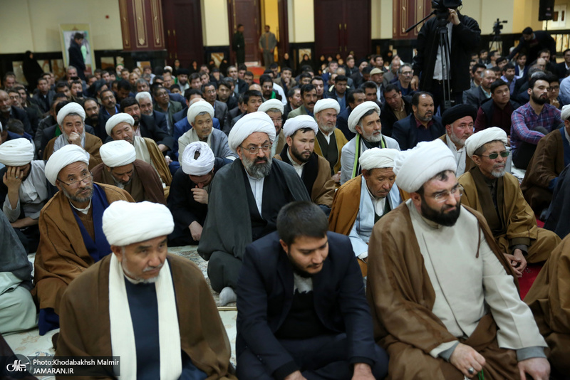 دیدار جمعی از مهاجرین افغانستانی در ایران با سید حسن خمینی