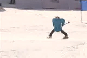 رقابت روبات های اسکی باز در کره جنوبی