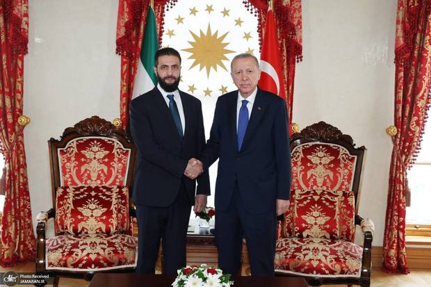 جولانی به دیدار اردوغان رفت + عکس ها