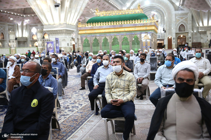مراسم بزرگداشت حجت الاسلام و المسلمین محتشمی پور(ره) در حرم مطهر امام خمینی