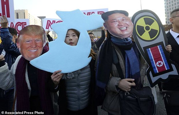 دشوارترین سفر ترامپ به کره جنوبی در سایه اعتراضات+ تصاویر