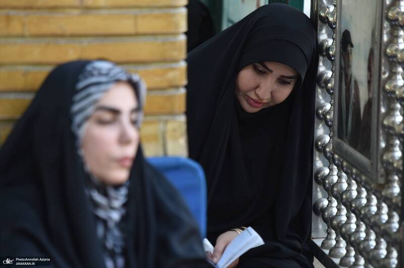 مراسم پرفیض دعای عرفه در قطعه ۲۹ بهشت زهرا(س)