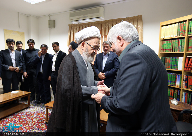 دیدارهای خانواده آیت الله هاشمی رفسنجانی با آیات و مراجع عظام