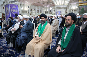 مراسم دوازدهمین سالگرد رحلت همسر گرامی امام و بیست و هفتمین سالگرد ارتحال سید احمد خمینی (ره)