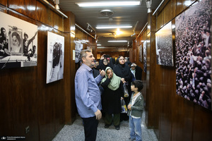 بازدید جمعی از بسیجیان صدا سیماء از جماران