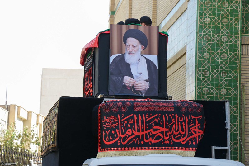 مراسم تشییع آیت الله العظمی شبیری زنجانی-۲