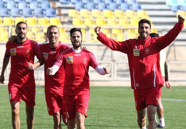 کامیابی‌نیا و عبدی در تمرینات گروهی پرسپولیس

