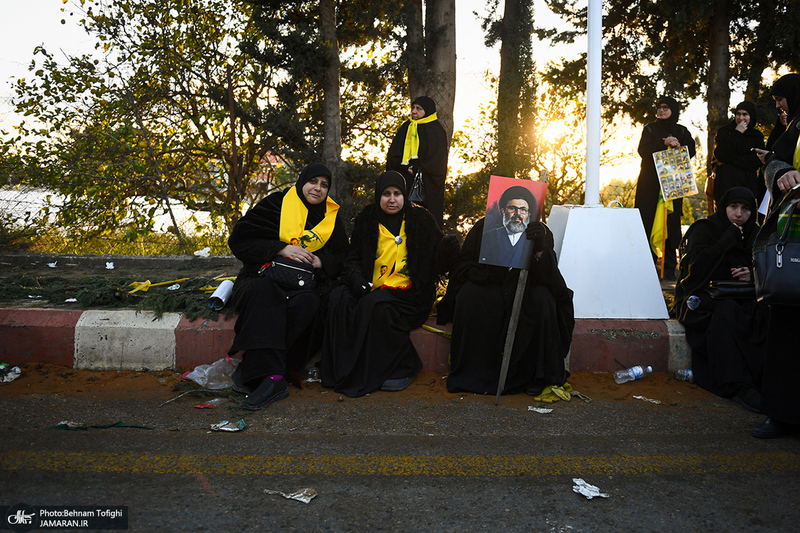 تصاویر اختصاصی جماران از تشییع و خاکسپاری شهید سیدهاشم صفی الدین 