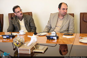 بازدید جمعی از مدیران موسسه تنظیم و نشر آثار امام(س) از مرکز اسناد کتابخانه ملی 