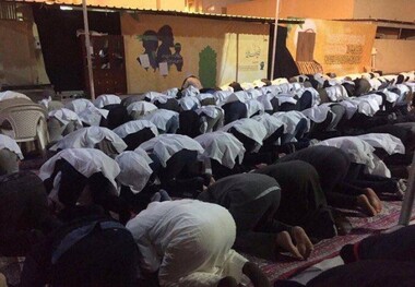 تظاهرات کفن‌پوشان در دفاع از آیت‌الله عیسی قاسم