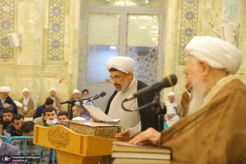 تقدیر از آیت الله العظمی جوادی آملی به‌مناسبت روز معلم‎