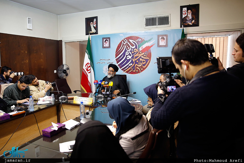 نشست خبری اعلام برنامه های یوم الله 12 بهمن / حجت الاسلام محمودی