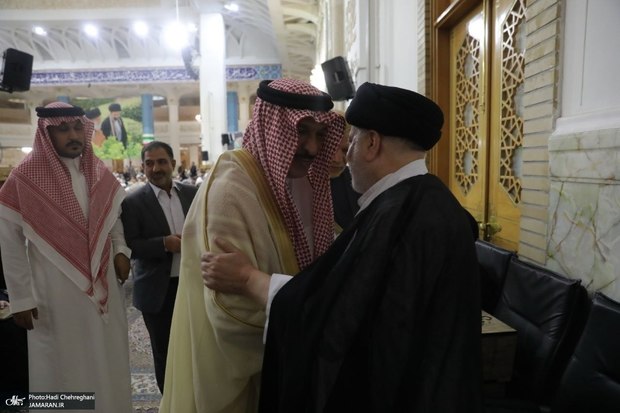 حضور سفیر عربستان در مراسم گرامیداشت آیت‌الله العظمی شبیری زنجانی + عکس