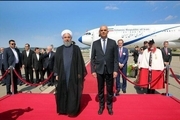 برداشت آشنا از استقبال رئیس‌جمهور سوئیس از روحانی + عکس
