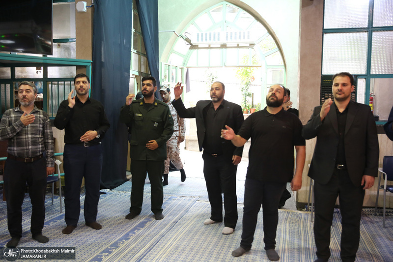 مراسم عزاداری کارکنان موسسه تنظیم ونشر آثار امام خمینی (س) به مناسبت دهه اول محرم