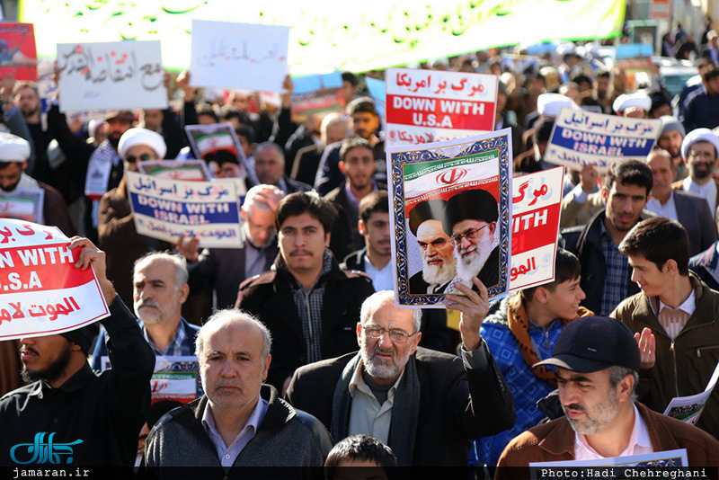 راهپیمایی ضد صهیونیستی پس از نماز جمعه‌ قم