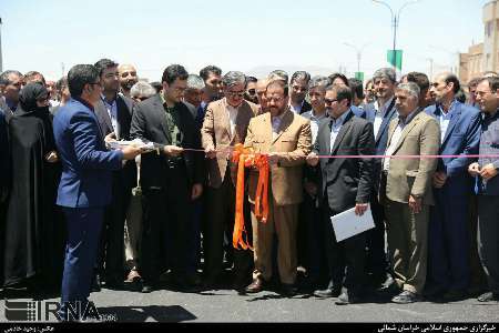 بهره برداری از پل شهید پارسا در شهر شیروان آغاز شد