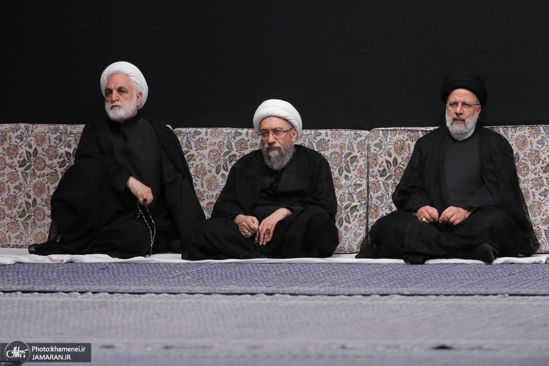 آخرین شب مراسم عزاداری حضرت اباعبدالله الحسین (ع) در حسینیه امام خمینی