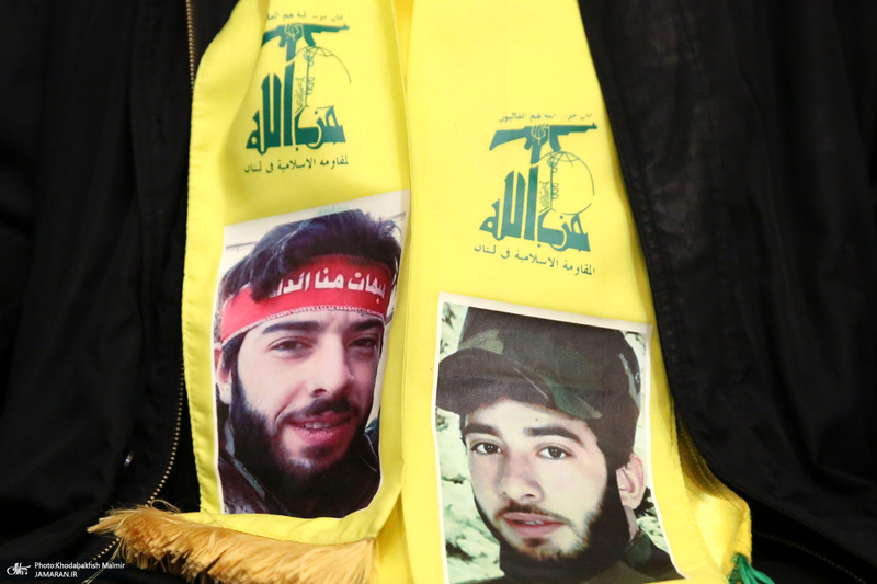 دیدار جمعی از خانواده  های شهدای لبنان با سیدحسن خمینی