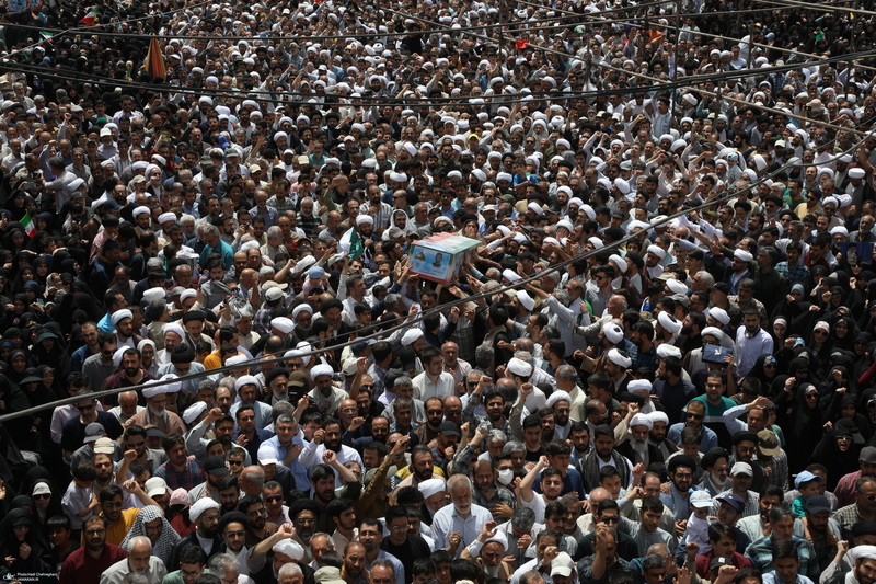 جمعه خشم و نصر و تشییع پنج شهید حمله رژیم صهیونیستی در قم