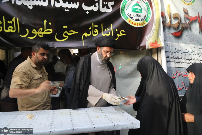 ایستگاه صلواتی کتائب سیدالشهداء عراق به مناسبت رحلت امام خمینی در قم