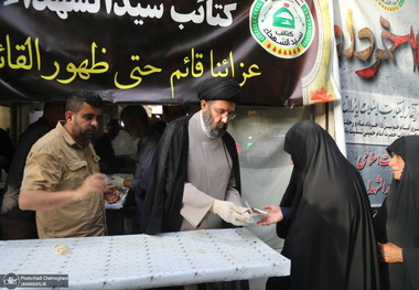 ایستگاه صلواتی کتائب سیدالشهداء عراق به مناسبت ارتحال امام خمینی در قم